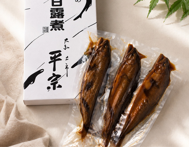 鮎の甘露煮PKGイメージ
