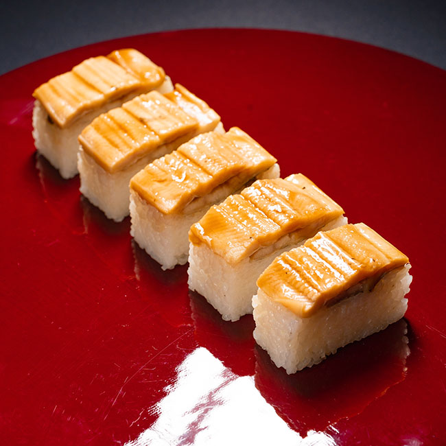 煮穴子の押ずし写真