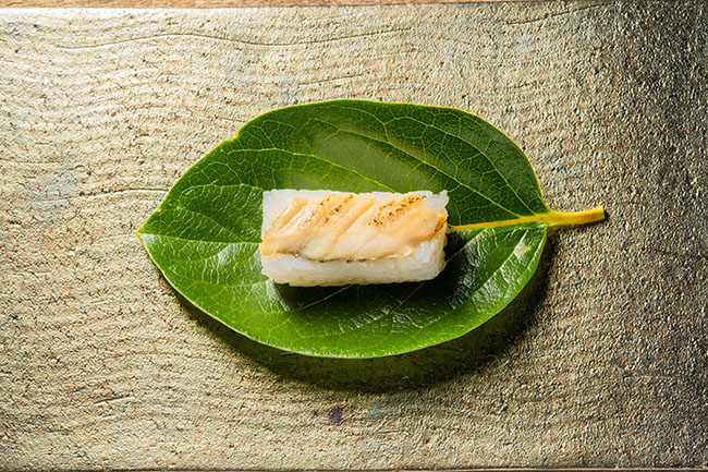 柿の葉ずし穴子